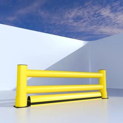 Barreira Flexível Industrial 2R com Rodapé