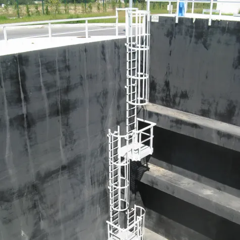 Escada Fixa Vertical em PRFV
